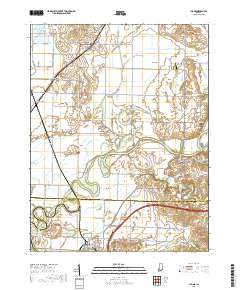 Lyons 2019 topographic map thumbnail