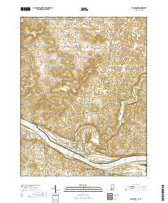 Mauckport 2019 topographic map thumbnail