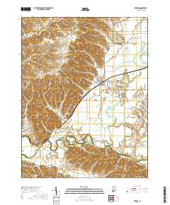 Medora 2019 topographic map thumbnail