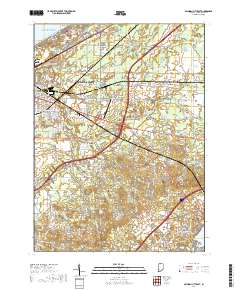 Michigan City East 2019 topographic map thumbnail