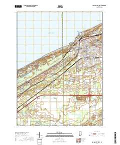 Michigan City West 2019 topographic map thumbnail