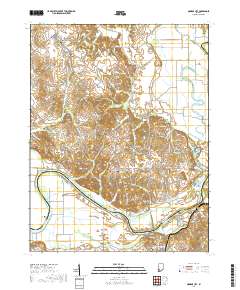 Monroe City 2019 topographic map thumbnail