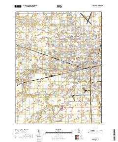 Muncie West 2019 topographic map thumbnail