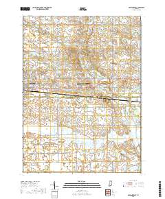 Nappanee East 2019 topographic map thumbnail