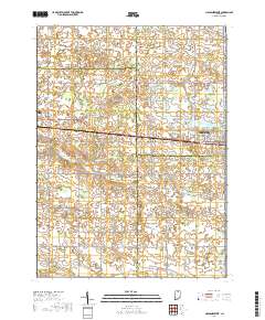 Nappanee West 2019 topographic map thumbnail