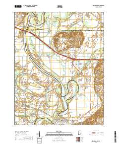 New Harmony 2019 topographic map thumbnail