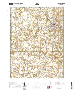 North Judson 2019 topographic map thumbnail