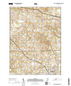 North Manchester North 2019 topographic map thumbnail