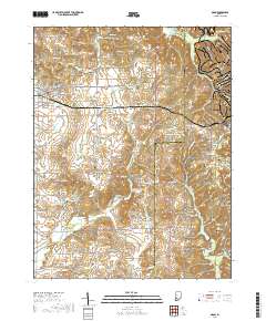 Odon 2019 topographic map thumbnail