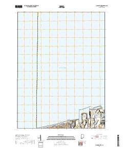 Ogden Dunes 2019 topographic map thumbnail