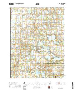 Oliver Lake 2019 topographic map thumbnail