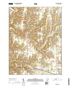 Pierceville 2019 topographic map thumbnail
