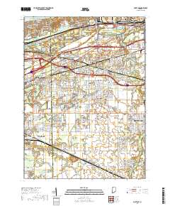 Portage 2019 topographic map thumbnail