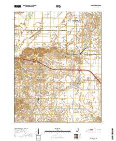 Poseyville 2019 topographic map thumbnail
