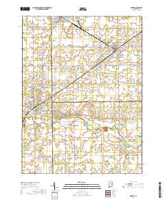 Redkey 2019 topographic map thumbnail