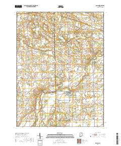 Roann 2019 topographic map thumbnail