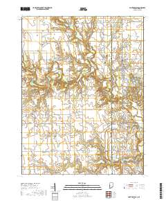 Saint Bernice 2019 topographic map thumbnail
