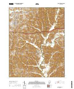 Saint Meinrad 2019 topographic map thumbnail