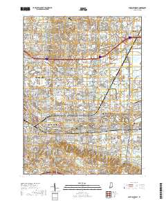 South Bend East 2019 topographic map thumbnail