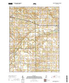 South Whitley West 2019 topographic map thumbnail