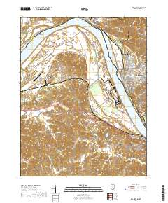 Tell City 2019 topographic map thumbnail