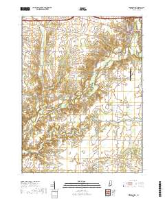 Veedersburg 2019 topographic map thumbnail