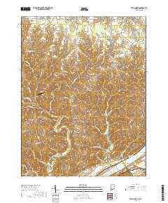 Vevay North 2019 topographic map thumbnail