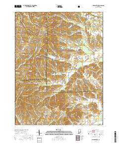 Waymansville 2019 topographic map thumbnail
