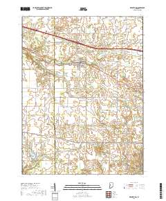Waynetown 2019 topographic map thumbnail