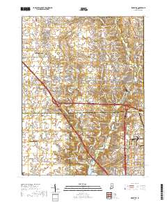 Zionsville 2019 topographic map thumbnail
