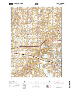 Albert Lea West 2019 topographic map thumbnail