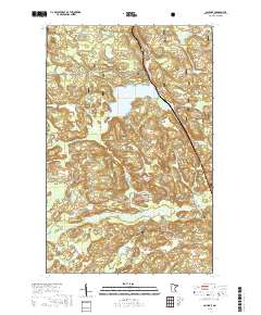 Ash Lake 2019 topographic map thumbnail