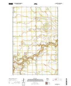 Baudette SE 2019 topographic map thumbnail