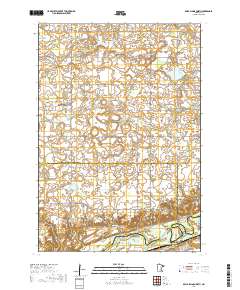 Belle Plaine North 2019 topographic map thumbnail