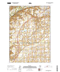 Belle Plaine South 2019 topographic map thumbnail