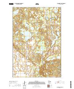 Big Basswood Lake 2019 topographic map thumbnail