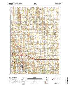 Blue Earth 2019 topographic map thumbnail