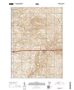 Brownsdale 2019 topographic map thumbnail
