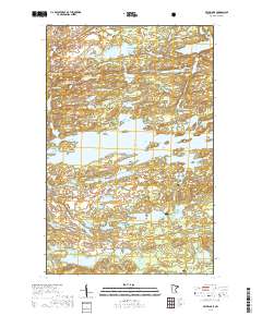 Brule Lake 2019 topographic map thumbnail