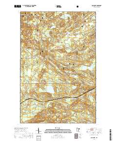 Cabin Lake 2019 topographic map thumbnail