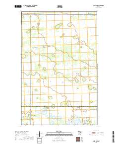 Cahill Lake 2019 topographic map thumbnail