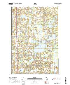 Coon Lake Beach 2019 topographic map thumbnail