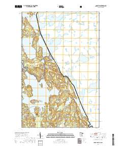 Crane Lake 2019 topographic map thumbnail