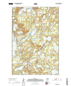 Cross Lake 2019 topographic map thumbnail