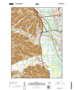 La Crescent 2019 topographic map thumbnail