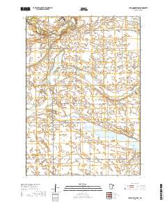 Lake Hanska West 2019 topographic map thumbnail