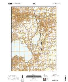 Lake Miltona East 2019 topographic map thumbnail