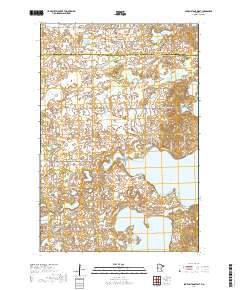 Lake Miltona West 2019 topographic map thumbnail
