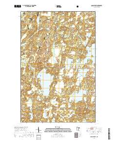 Lapond Lake 2019 topographic map thumbnail