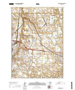 Mankato East 2019 topographic map thumbnail
